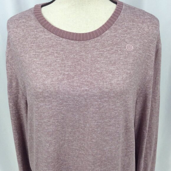 Born Top Womens Size Large Mauve Pink Long Sleeve Knit Lightweight Sweater - Picture 6 of 9